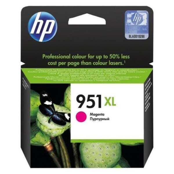 Buy with crypto HP 951XL Genuine Magenta Large Capacity Ink Cartridge for HP OfficeJet Pro 251dw / 276dw / 8100/8600 (CN047AE)-1