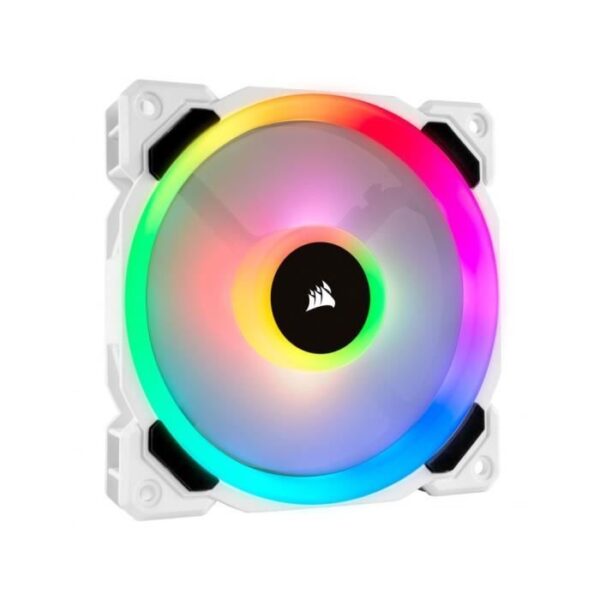 Buy with crypto CORSAIR Fan LL120 Pro LED RGB 120mm White (Pack of 3) - (CO-9050092-WW)-2