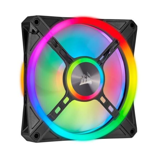 Buy with crypto CORSAIR Fan QL120 RGB - Diameter 120mm - Fan Kit RGB + Lighting CORE Node (CO-9050098-WW)-2