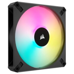 Buy with crypto Corsair - AF140 RGB Elite - Fan Elite Series - 140mm - Airguide - Sold alone - Black - (CO -9050155 -WW)-1