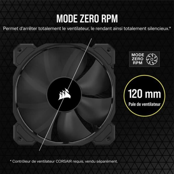 Buy with crypto Corsair - SP120 Elite - SP Elite Series Fan - 120mm - Airguide - Sold alone - Black - (CO -9050161 -WW)-5