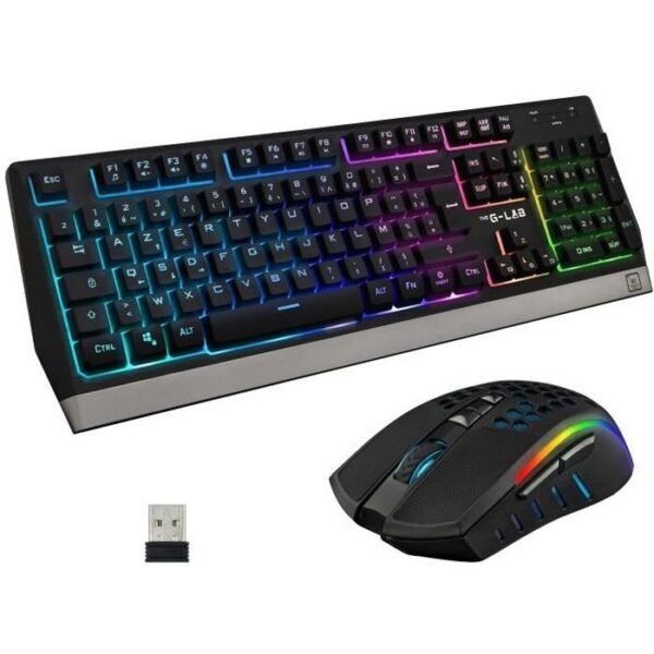Buy with crypto Wireless Gaming Pack - Keyboard + Mouse - French-1