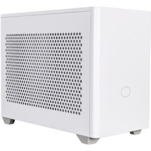 Buy with crypto PC Case - COOLER MASTER - MasterBox NR200P - White - Mini-ITX - Steel Panel and Tempered Glass - Riser cable (MCB-NR200P-WGNN-S00)-1