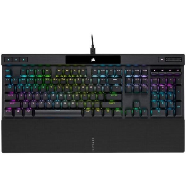 Buy with crypto Optical -mechanical gaming keyboard - Azerty - Corsair - K70 PRO OPX - RGB - Black LED backlight (CH -910941A)-1