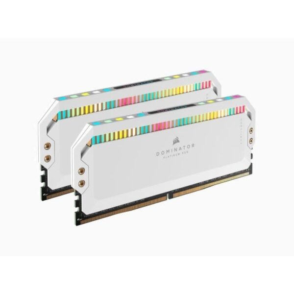 Buy with crypto RAM memory - Corsair - Dominator Platinum RGB DDR5 - 32GB 2x16gb DIMM - 5200 MHz - 1.25V - White (CMT32GX5M2B5200C40W)-2