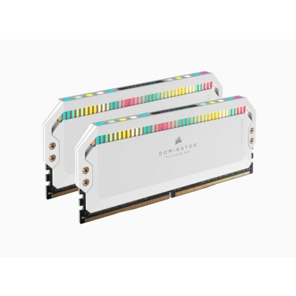 Buy with crypto RAM memory - Corsair - Dominator Platinum RGB DDR5 - 32GB 2x16gb DIMM - 6200 MHz - 1.3V - White (CMT32GX5M2X6200C36W)-4