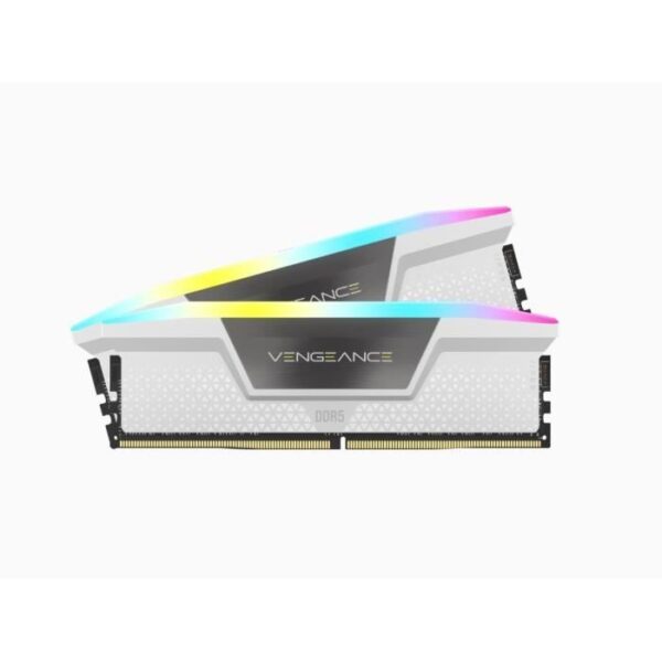 Buy with crypto RAM memory - Corsair - revenge RGB DDR5 - 32GB 2x16gb DIMM - 6000 MHz - 1.35V - White (CMH32GX5M2D6000C36W)-1