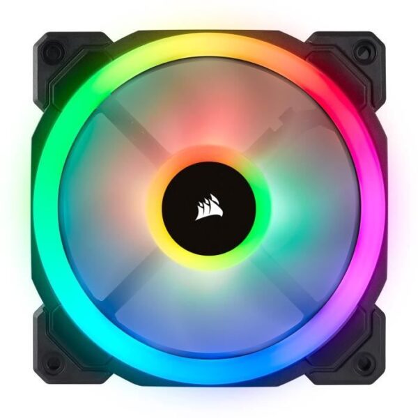 Buy with crypto CORSAIR LL120 RGB Fan - Diameter 120mm - RGB LED - Lightning Node Pro - Triple Pack (CO-9050072-WW)-2