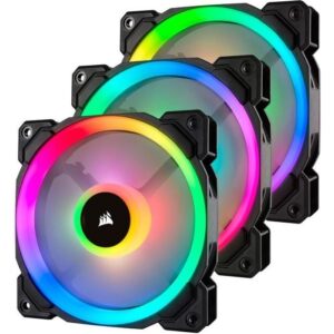 Buy with crypto CORSAIR LL120 RGB Fan - Diameter 120mm - RGB LED - Lightning Node Pro - Triple Pack (CO-9050072-WW)-1