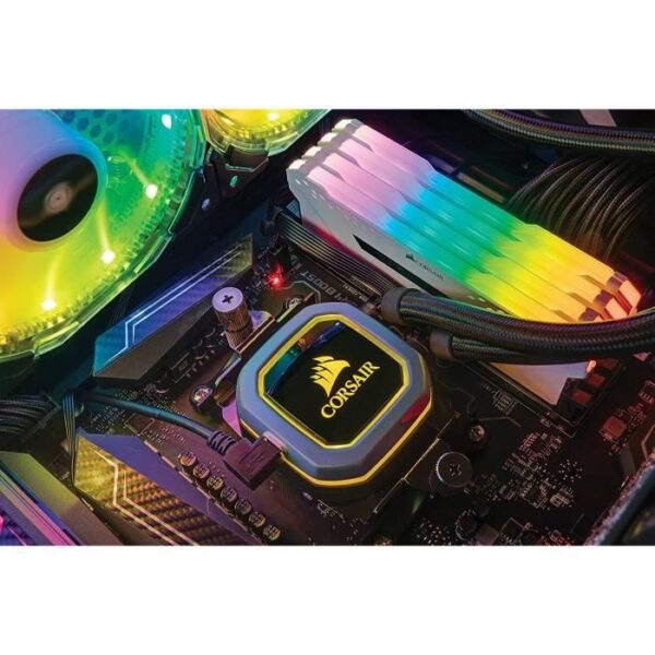 Buy with crypto CORSAIR PC Memory DDR4 - Vengeance RGB Pro Series 16 GB - 3200 MHz - CL16 (CMW16GX4M2C3200C16W)-5
