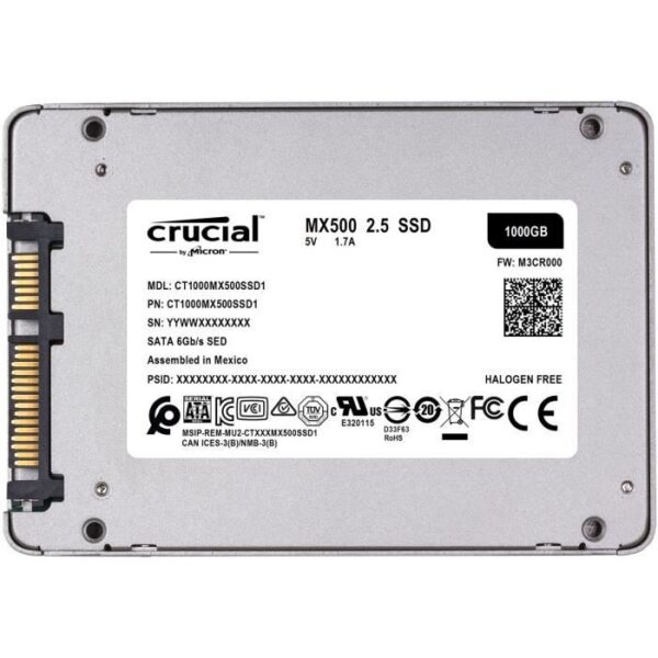 Buy with crypto CRUCIAL - Internal SSD Disk - MX500 - 1TB - 2.5 (CT1000MX500SSD1)-3