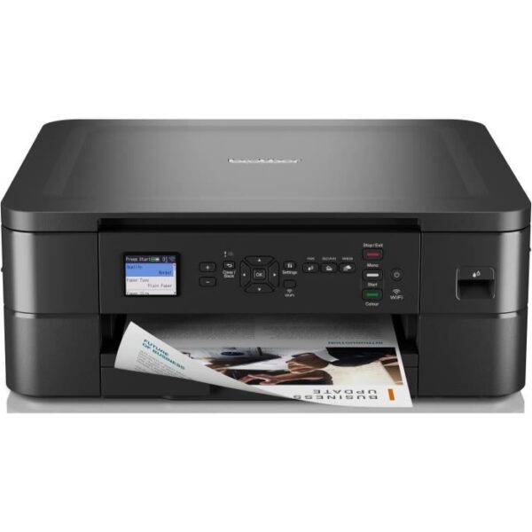 Buy with crypto Multifunction Printer - BROTHER - Inkjet 3-in-1 - A4 - Color - Wi-Fi - DCPJ1050DWRE1-1