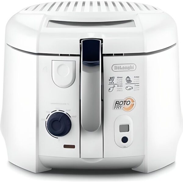 Buy with crypto Delonghi F28533.W1 Classic electric fryer rotofry - White-1