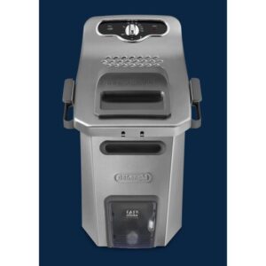 Buy with crypto DELONGHI F44532CZ Semi -professional electric fryer Premiumfry - Stainless steel-1