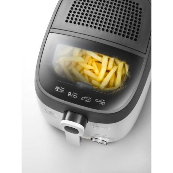 Buy with crypto Delonghi FS6025 electric fryer - Capacity: 2.4L - 1700W - Large control porthole-3