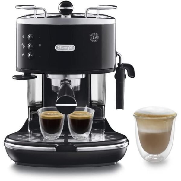 Buy with crypto Classic espresso machine - Delonghi Icona Eco 311.BK - Black-1