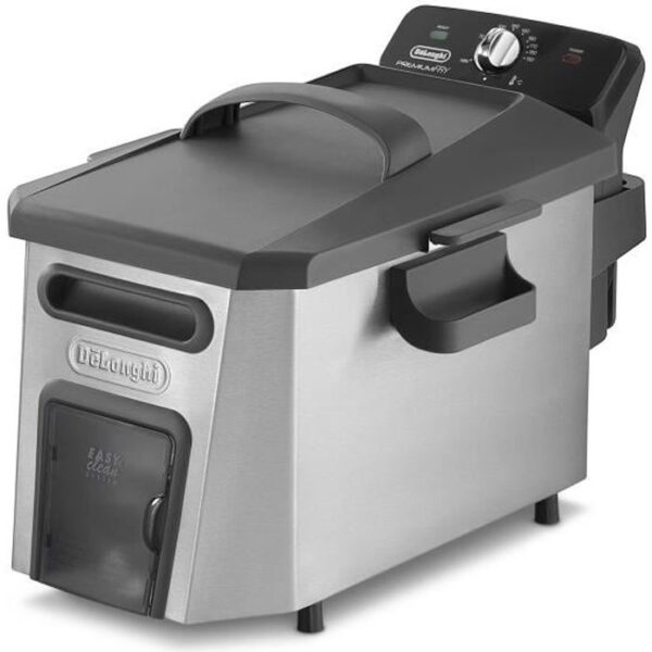 Buy with crypto DELONGHI F44510CZ Semi -professional electric fryer Familyfry - Stainless steel-1