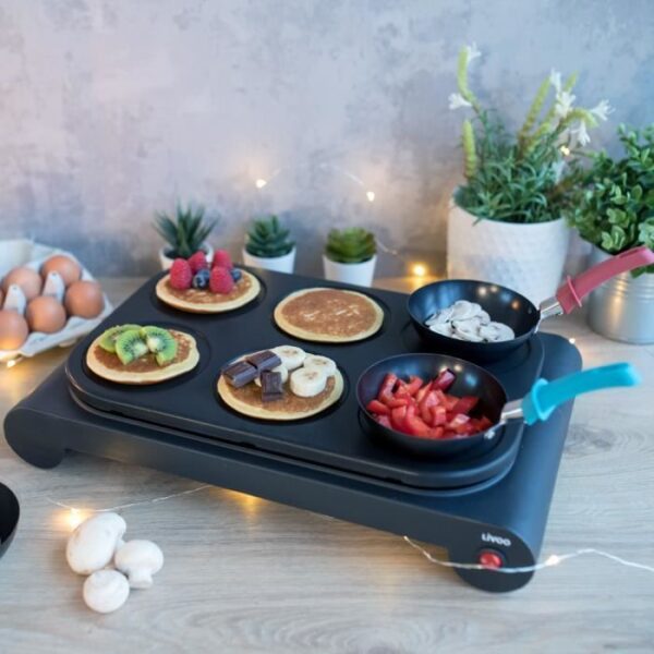 Buy with crypto LIVOO DOM200 Electric crepe maker - Black-4