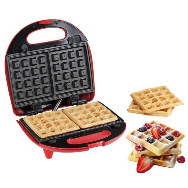 Buy with crypto LIVOO DOP133 Multifunctional Waffle Maker - Red-3