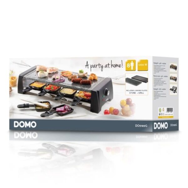 Buy with crypto DOMO DO9189G Raclette appliance 8 persons - Black-4