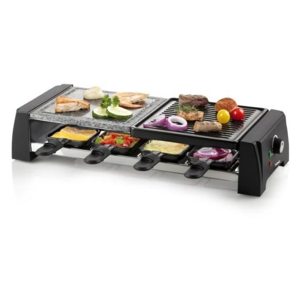 Buy with crypto DOMO DO9190G Raclette set 8 people - Black-1