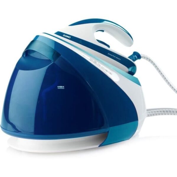 Buy with crypto Domo do1022S iron with steam generator - 160g/min - 7.5bar - 450g steam jet - 1.8L water tank - ceramic sole-2