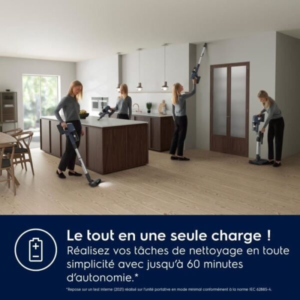 Buy with crypto ELECTROLUX 800 - EP81UP25DB - Broom vacuum - Telescopic Tube - LED brush-4