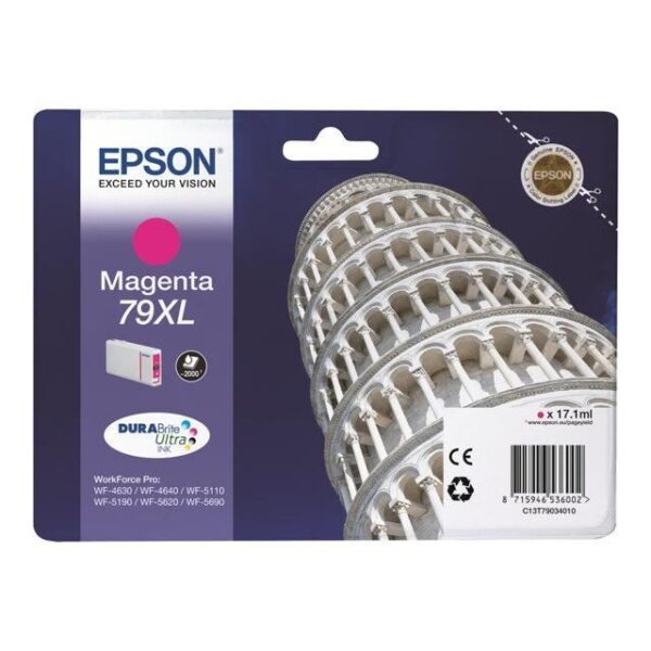 Buy with crypto Epson 79XL Pisa Tower Magenta Ink Cartridge-1