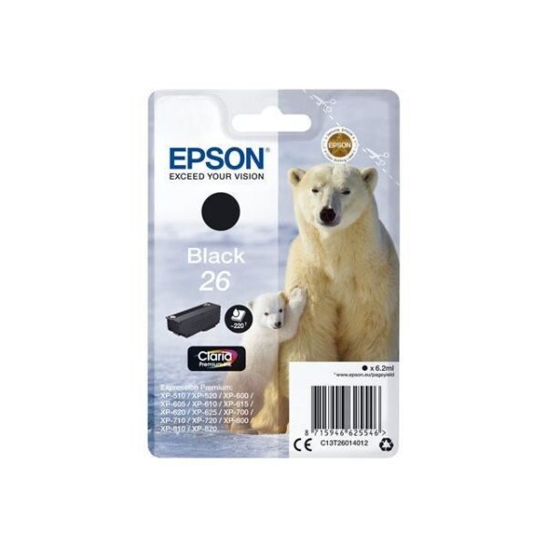 Buy with crypto EPSON T2601 Cartridge - Polar Bear - Black-2