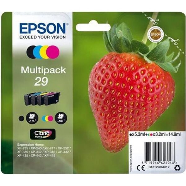 Buy with crypto EPSON Multipack T2986 - Strawberry - Black