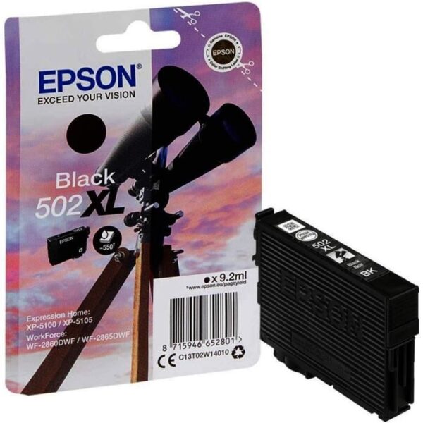 Buy with crypto EPSON Ink Cartridges Singlepack Black 502XL Ink