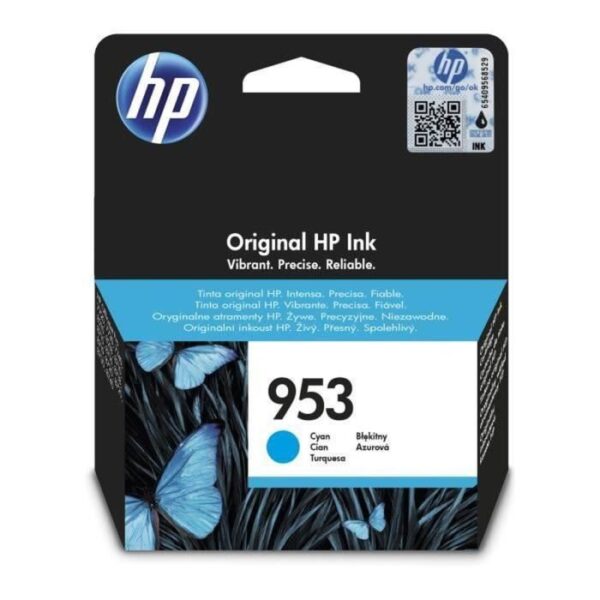 Buy with crypto HP 953 Genuine Cyan Ink Cartridge for HP OfficeJet Pro 8710/8715/8720 (F6U12AE)-1