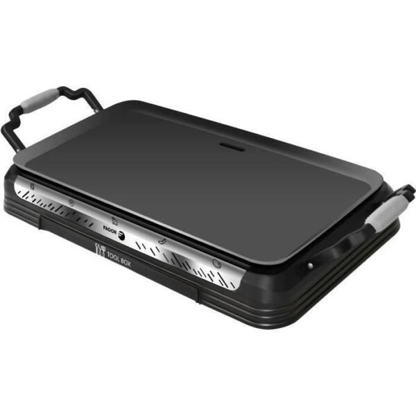 Buy with crypto FAGOR FG576 Plancha Party - 2200W - Folding handle - Non-stick coating - 5 temperatures-4