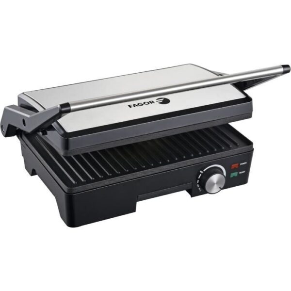 Buy with crypto Fagor - FG3481 - Multifunction grill meat and panini - 1600 W-1