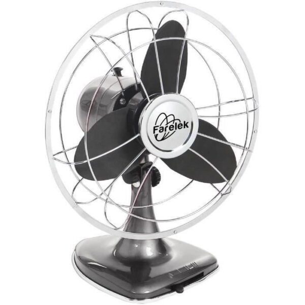 Buy with crypto Redwood - Layout Fan Ø30cm 30W Retro Indus Anthracite and Chrome-1