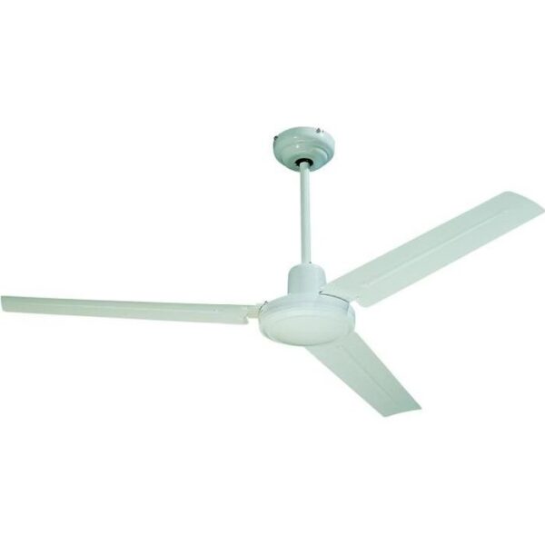 Buy with crypto Farelek - Seychelles Ø 122 cm - Reversible ceiling fan - 3 white lacquered metal blades - 112416-1