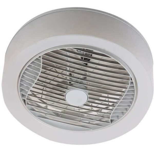 Buy with crypto Air -Light Crown - White ceiling fan Ø40cm 95w with LED lighting crown-1