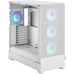 Buy with crypto PC case - FRACTAL DESIGN - Pop XL Air RGB White TG - White (FD-C-POR1X-01)-1