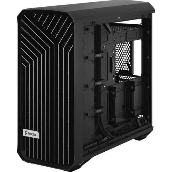 Buy with crypto PC case - FRACTAL DESIGN - Torrent Black Solid - SSI-CEB - Optimized air flow with 5 fans included (FD-C-TOR1A-05)-2