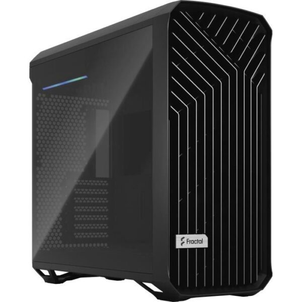 Buy with crypto FRACTAL DESIGN Torrent Black TG Dark Tint SSI-CEB Optimized Airflow PC Case with 5 Fans Included (FD-C-TOR1A-06)-1