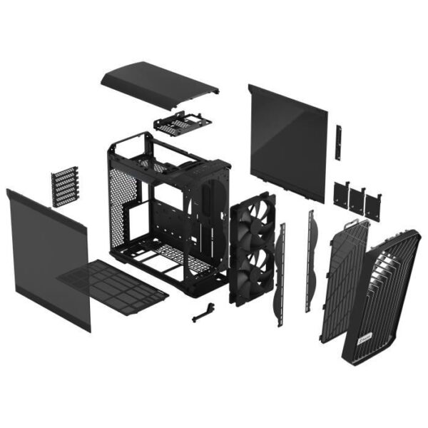 Buy with crypto PC Case - FRACTAL DESIGN - Torrent Compact Black TG Dark Tint - Black ( FD-C-TOR1C-01 ))-6