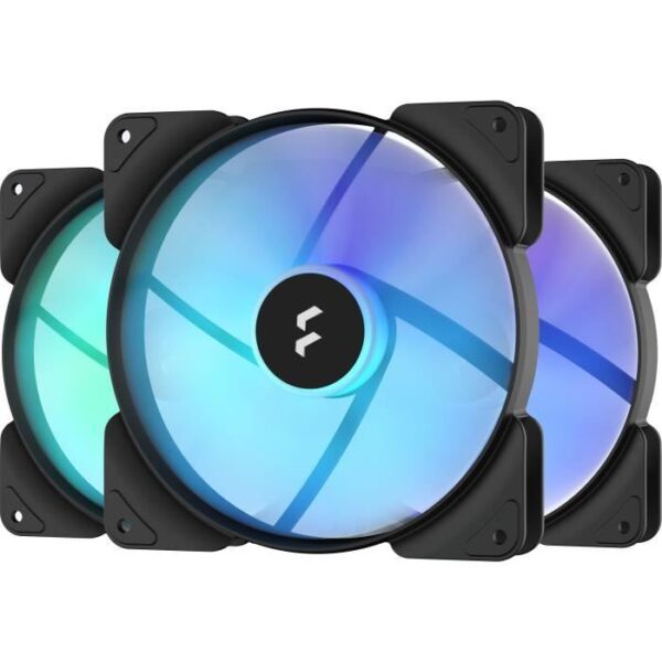 Buy with crypto PC Fan - FRACTAL DESIGN - Aspect 14 RGB Black Frame 3-pack (FD-F-AS1-1406)-1