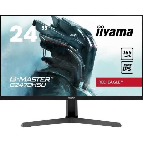 Buy with crypto PC Gaming screen - IIYAMA G-Master Red Eagle G2470HSU-B1 - 23.8 FHD - IPS panel - 0.8 ms - 165 Hz - HDMI / DisplayPort - FreeSync-2