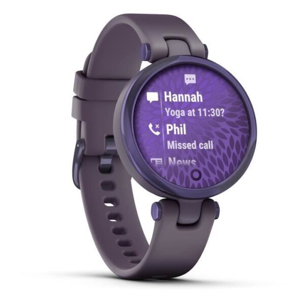 Buy with crypto GARMIN Lily Sport Black Currant Deep Orchid-2