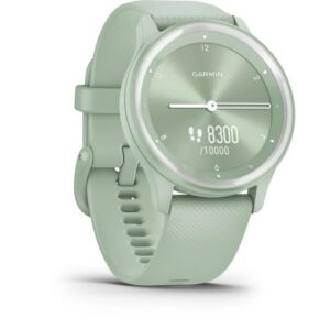 Buy with crypto GARMIN Vivomove Sport - Connected sports watch with hands and touch screen - Water green silver-1