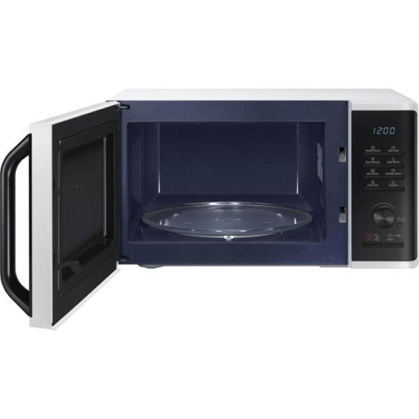 Buy with crypto Solo microwave 23L - Samsung - MS23K3555EW - White - Electronic control + button - Hold holder function-2