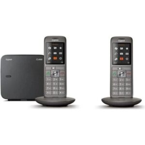 Buy with crypto GIGASET Landline Telephone CL 660 Duo Anthracite-1