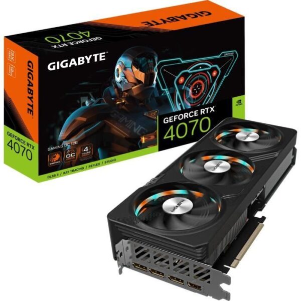 Buy with crypto Gigabyte - GeForce - Graphics card - RTX 4070 Gaming OC - 12G-1