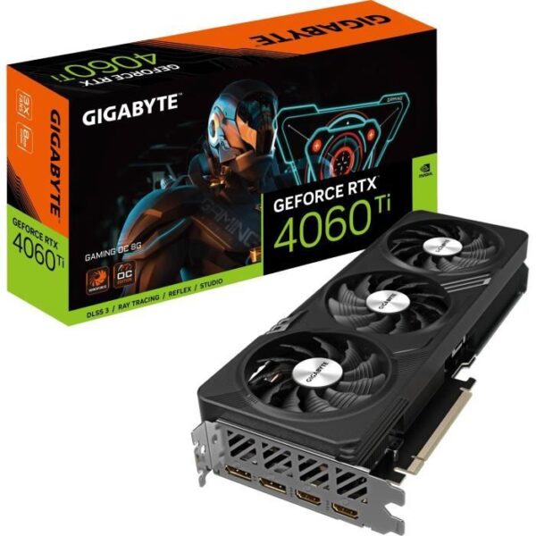 Buy with crypto Gigabyte - Graphics card - GeForce - RTX 4060 Ti Gaming OC 8G-1