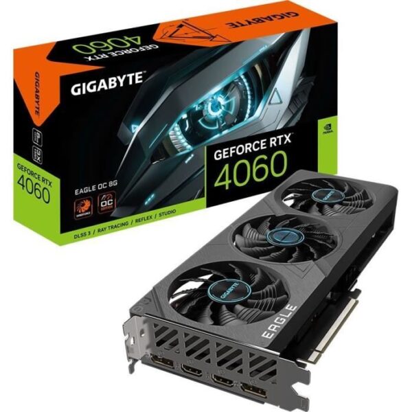 Buy with crypto Gigabyte - Graphics card - GeForce RTX  4060 EAGLE OC 8G-1